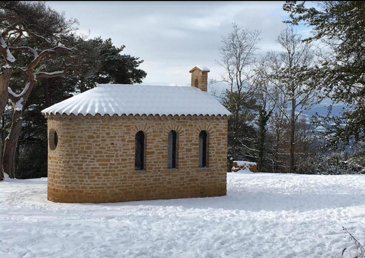 Cabane Spa Sauna Ville-sur-Jarnioux Extérieur photo